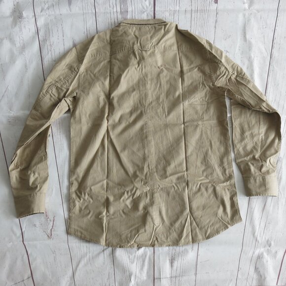 Retreat 100% Cotton Button Down Long Sleeve Dress/ Casual Shirt - Size Medium - Picture 3 of 7